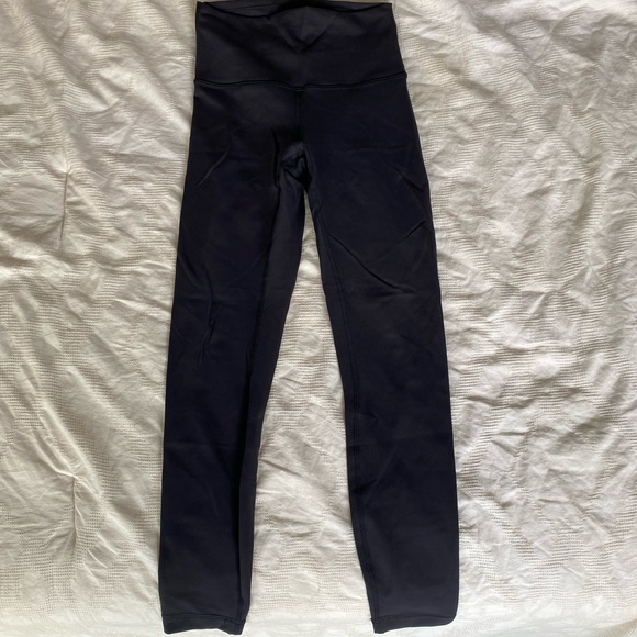 Lululemon Wonder Train Sz 4 25” Black - Picture 1 of 5